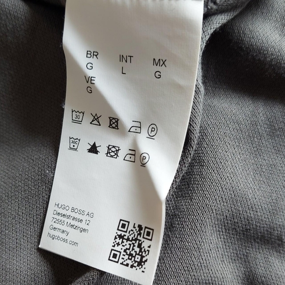 Hugo Boss Pima Cotton Polo Shirt Mens Size Large Khaki Short Sleeve - Picture 6 of 6